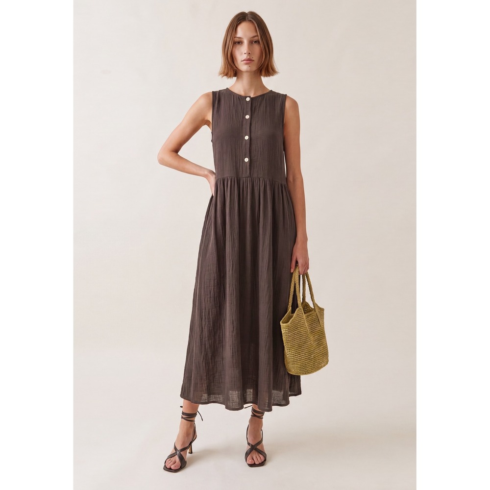 Few Moda Eileen Cotton Gauze Midi Dress / Size Small / NWT & In Bag / $172 MSRP